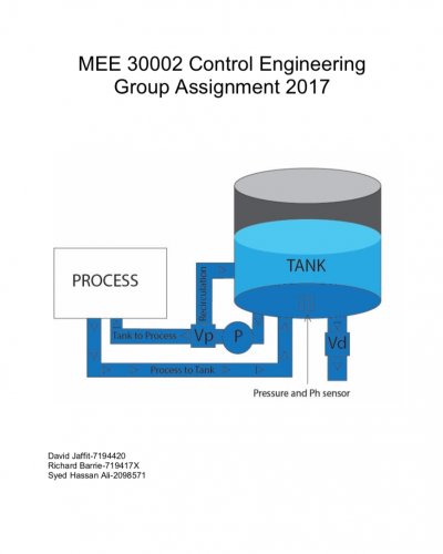 Water Quality Control Report